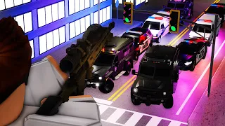 SNIPER AMBUSHES SWAT CONVOY CARRYING EVIDENCE! - ERLC Roblox Liberty County