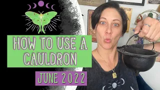 How to use a Cauldron to Burn Incense & Herbs