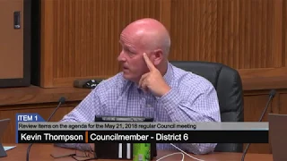 Council Study Session - 5/21/2018
