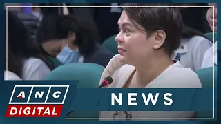 Sara Duterte: We can live without confidential funds | ANC