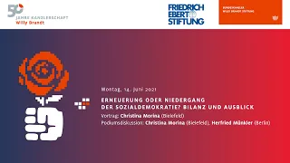 Erneuerung oder Niedergang der Sozialdemokratie? Herfried Münkler und Christina Morina im Gespräch