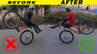 How to do Highchair Stoppie TuTorial In Bangladesh || Easy tips And Trick || Stunts TuTorial Video