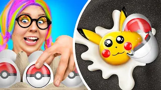 Сrazy HACKS with POKEMON! From NERD to POPULAR with HACKS and GADGETS from POKEMON by La La Life