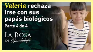 La Rosa de Guadalupe 4/4: Valeria se encariña con su nueva familia | Flores para la vida