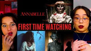 The GIRLS REACT to *Annabelle (2014)* SATAN HIMSELF?? (First Time Watching) Horror Movies