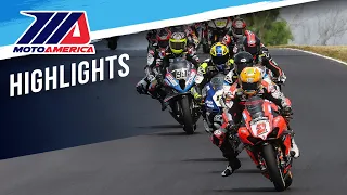 MotoAmerica Medallia Superbike Race 2 Highlights at Road America 2023