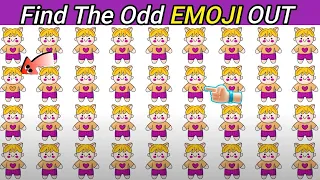 HOW GOOD ARE YOUR EYES l #144 l  Find The Odd  Emoji out l Emoji Puzzle Quiz  l kk arcade master