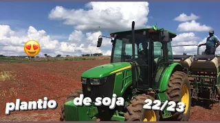 Começou o plantio de soja safra 22/23 😍🤩