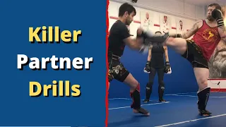 Full Session! Partner Crossfighting Drills for Muay Thai