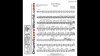 Drum Score - Måneskin - Zitti E Buoni (Preview)