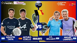 🔥Tapia/Coello 🆚 Belluati/Lamperti | Highlights | Lotto Brussels Premier Padel P2 | 4tos Resumen