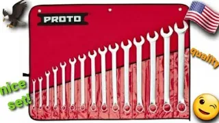 Proto 15 Pc, SAE 5/16 - 1-1/4", Combination Wrench Set