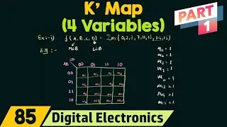 4 Variable Karnaugh Map (Part 1)