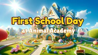 First Day at Animal Academy 🌟 Soothing Bedtime Story for Toddlers & Babies🌠
