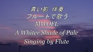 青い影伴奏 フルートで歌う MWOFL A Whiter Shade of Pale Singing by Flute