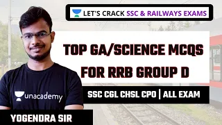 All Railway & SSC Exams 2021 | GA & GS by Yogendra Verma | Top GA/Science MCQ's