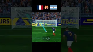 Argentina Vs France | efootball 2023 mobile | pesmobile#shorts #pesmobile #efootball #worldcup