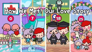 How We Meet! Our Love Story 👋🏻💓 | Sad Story | Toca Life Story | Toca Boca