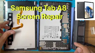 SAMSUNG TAB A8 10.5" - Touch Repair - How To Replace Screen Glass