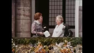 Balkonscène na abdicatie Koningin Juliana (1980)