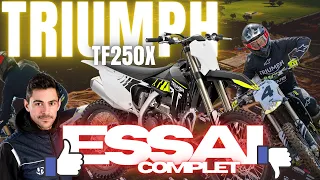 La motocross la + puissante du marché - Test Triumph MX TF250X