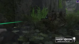 Ghost Recon Breakpoint Naval Air base clear Ghillie suit with 416 shorty & G28 wilderness [4K 60FPS]