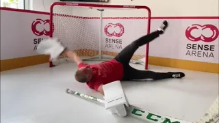 Practice with Dominik Hasek in Sense Arena!