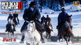 RED DEAD REDEMPTION 2 Gameplay Walkthrough Part 4 [PS5 UHD 4K] - No Commentary