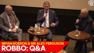 Bryan Robson & Sir Alex Ferguson | Q&A | ROBBO | Manchester United