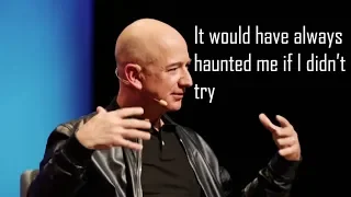 Jeff Bezos on Entrepreneurship and Fear