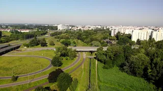 Dron - Warszawa - Dolinka Służewiecka - 4K