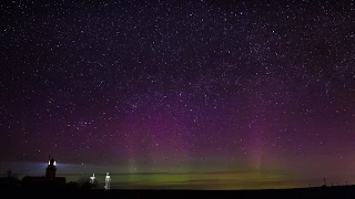 Leuchtturm Bastorf Aurora and Startrail 4K-Timelapse marcusfrank.com