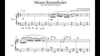 Alexandre Desplat–The French Dispatch–Moses Rosenthaler (Transcription)