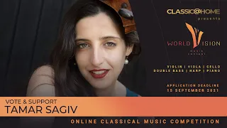 Tamar Sagiv - Cello - Israel - Regional level - Worldvision 2021