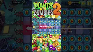 PvZ 2 All Plants VS 100 Monkey Zombies With 1 Plant Food - Who's Best Plant? EP11 #Shorts