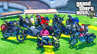 GTA 5 : Collecting EVERY INDIAN BIKES from Los Santos !!