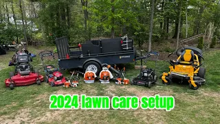 2024 lawn care setup as a 15 year old!