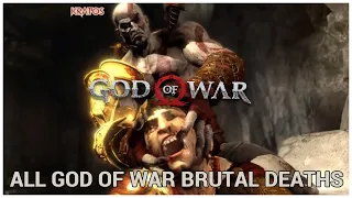 GOD OF WAR - ALL BRUTAL DEATHS AND FINISHING MOVES