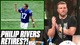 Pat McAfee Reacts To Philip Rivers Retiring; Is He A Hall Of Famer?