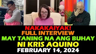 KRIS AQUINO LATEST NEWS FAST TALK WITH BOY ABUNDA February 14, 2024