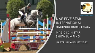 Georgie Spence + Headleys Cosmic Twist  CCI-S 4* Show Jumping at the Hartpury Horse Trials 2022