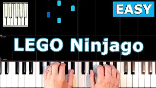 LEGO Ninjago theme song - The Fold - The Weekend Whip - Piano Tutorial EASY