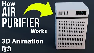 How air purifier works | Hindi 3D Animation | air purifier kaise kaam karta hai
