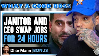 JANITOR And CEO SWAPS JOB For 24 Hours | Dhar Mann [reaction]