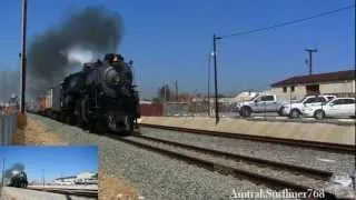 ATSF 3751 rolling through Los Angeles, Baldwin Park, Pomona, and Rialto - 21 April 2012