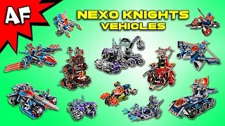 Every Lego Nexo Knights CARS / VEHICLES Collection!