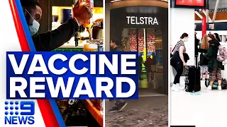 Getting vaccinated can score you freebies | Coronavirus | 9 News Australia