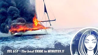 SSL657 ~ RUNAWAY DIESEL sank the BOAT in MINUTES.!!