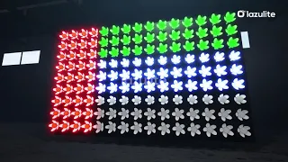 Kinetic Flower Wall | 3D Printed Blooming Flowers| Kinetic Art Installation | Interactive & Kinetic