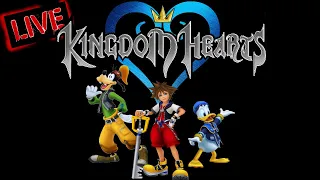 🔴LIVE - Kingdom Hearts - LIVE Playthrough Part 7, Tips & Hints Welcomed